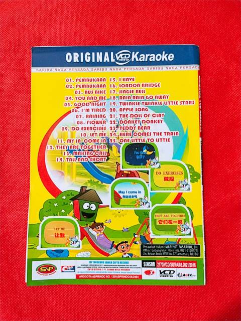 Đĩa Cd Những Bài Hát Karaoke 25 Bài Hát Tiếng Anh Cho Bé