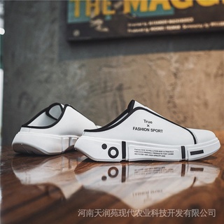 Giày Lười Canvas Không Gót Thời Trang Cho Nam