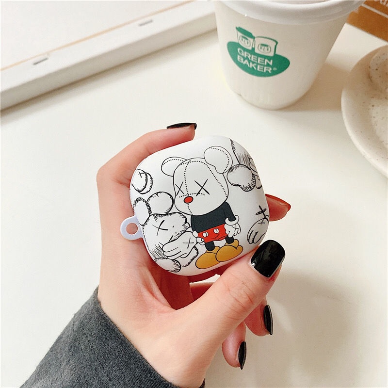 Hàng Sẵn Sàng! Vỏ Bảo Vệ Hộp Sạc Tai Nghe Samsung Galaxy Buds 2 Cứng Họa Tiết Hoạt Hình Sesame Street & Gấu Dễ Thương