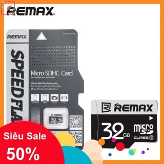 Thẻ nhớ chính hãng remax 32g class 10.