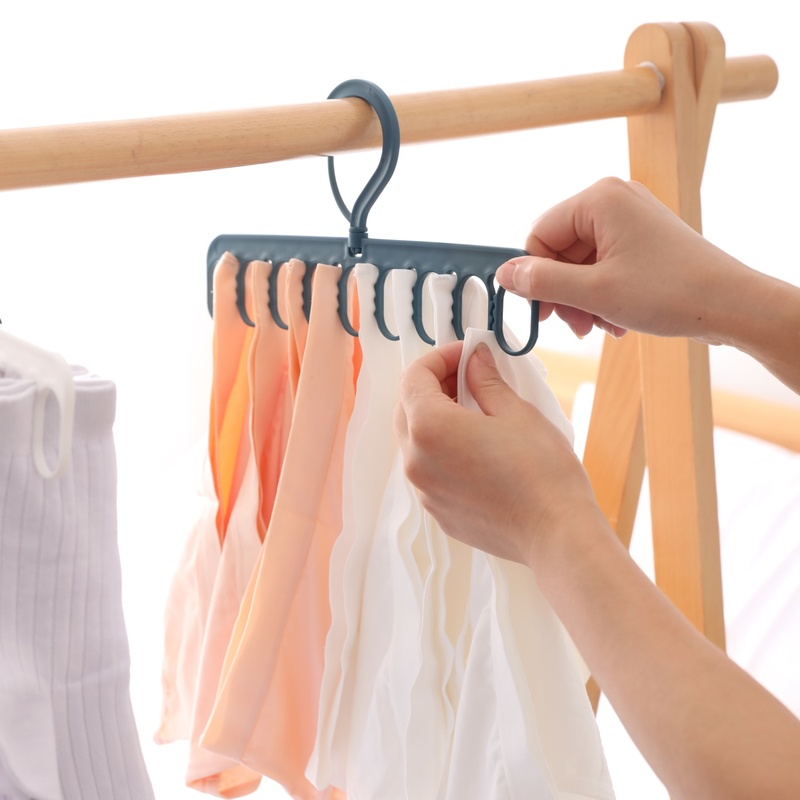 Móc treo quần áo 9 lỗ tiết kiệm không gian