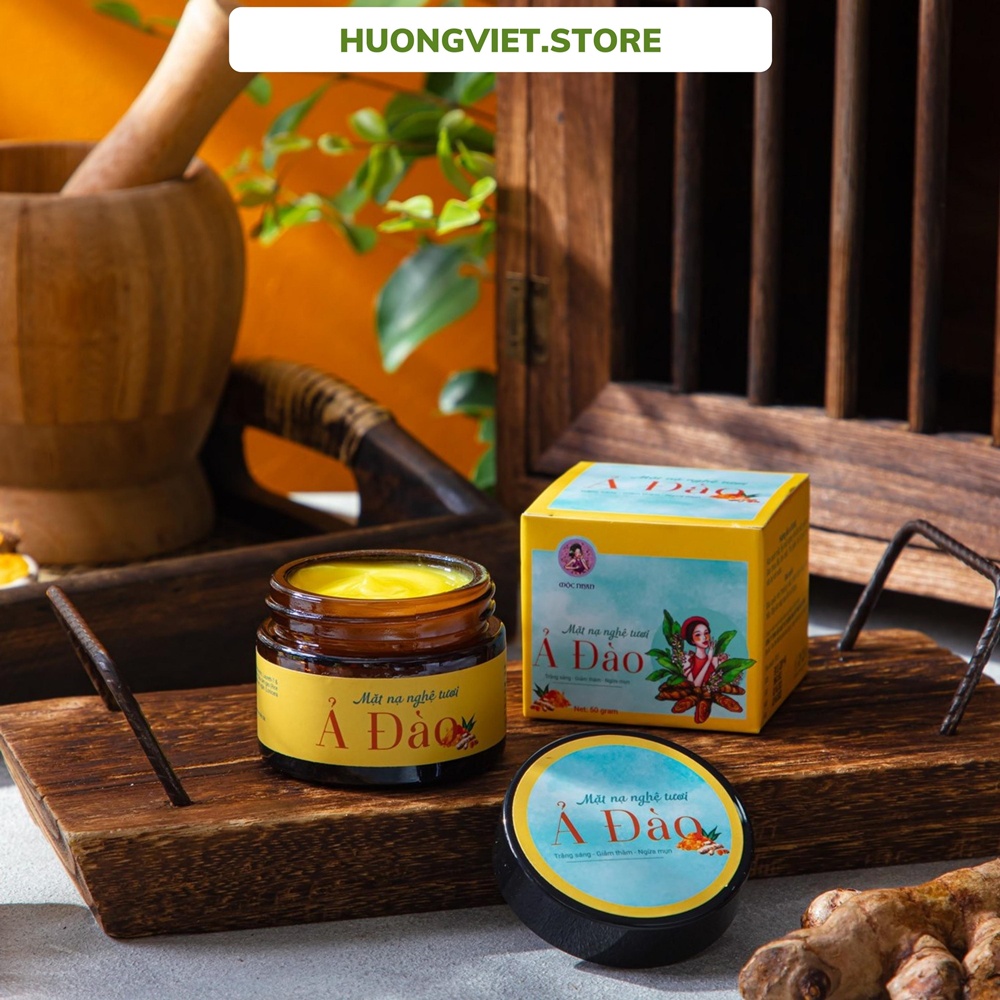Mặt Nạ Nghệ Tươi Mật Ong Thiên Nhiên Mộc Nhan Natural Đắp Mặt Dưỡng Trắng Cấp Ẩm Cho Da Khô Nhạy Cảm Hỗn Hợp Dầu Mụn
