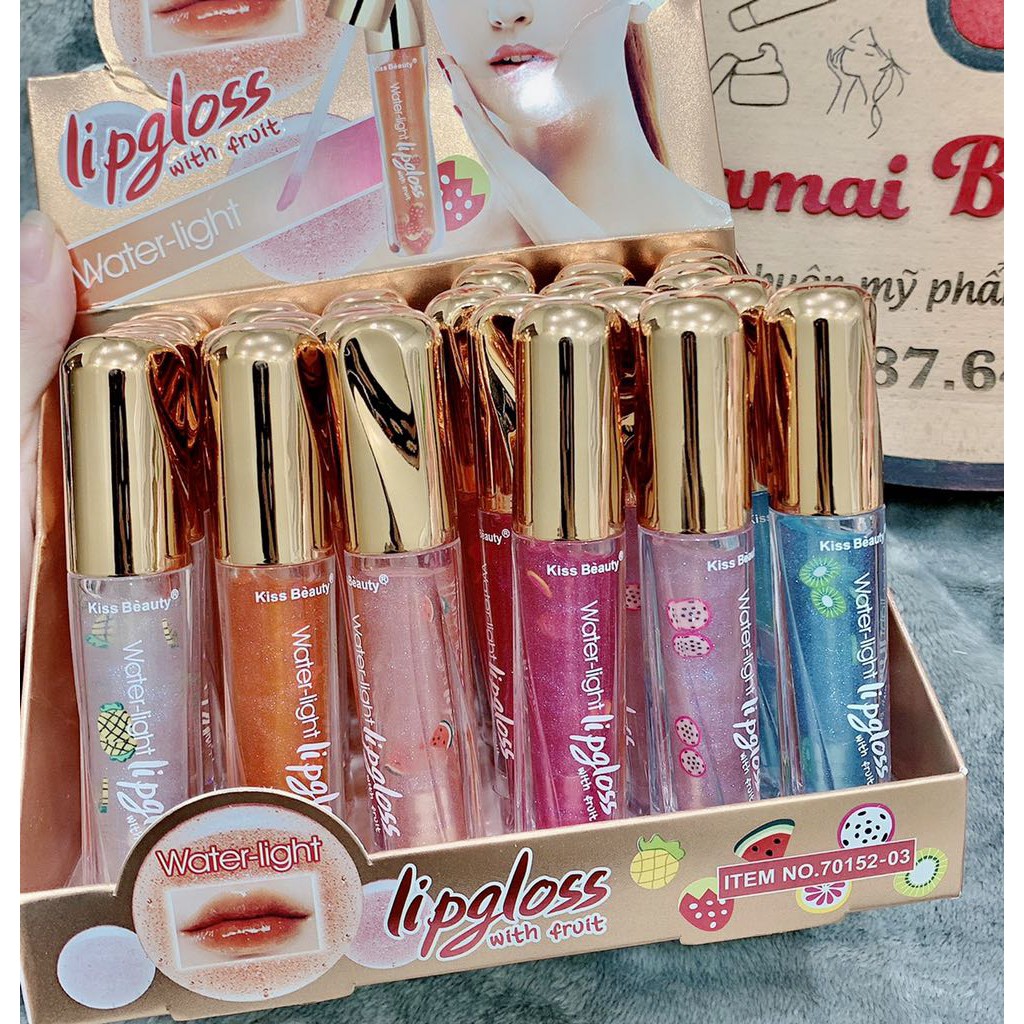 Son bóng nhũ Water night kissbeauty Y209