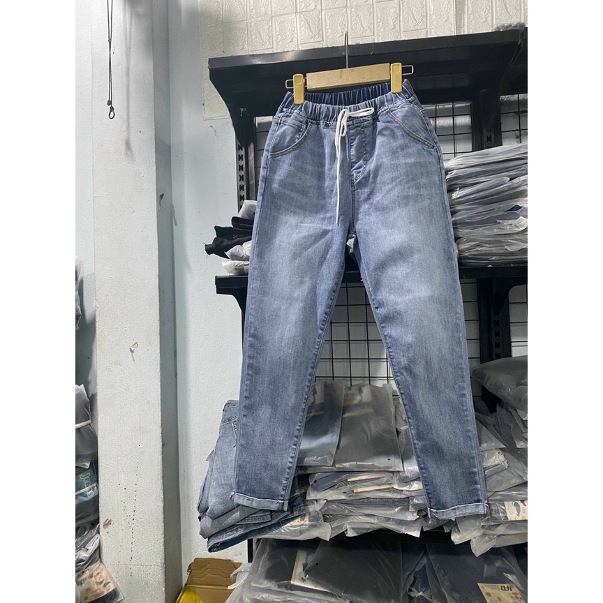 Quần Jeans Baggy Lưng Thun Co Giãn JBG1231