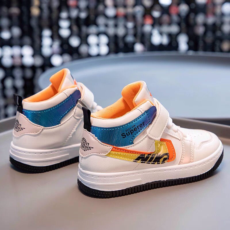 Giày thể thao cao cổ cho bé trái bé gái năng động cá tính đi chơi đi học thoải mái 206 - 806