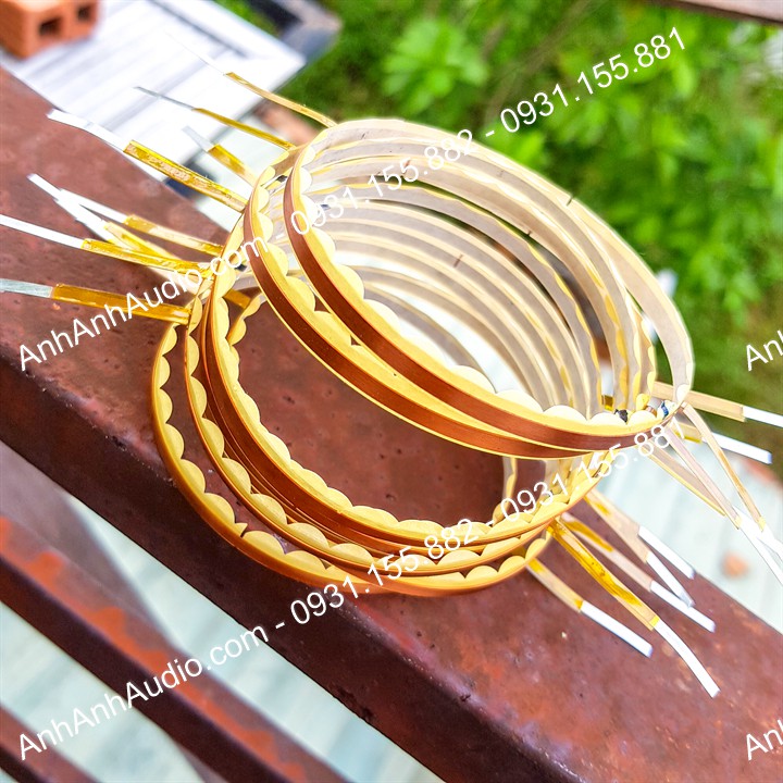 vòng coil 72.2 và 44.4  dây dẹp thái  , có chân giấy , giá 01 cái