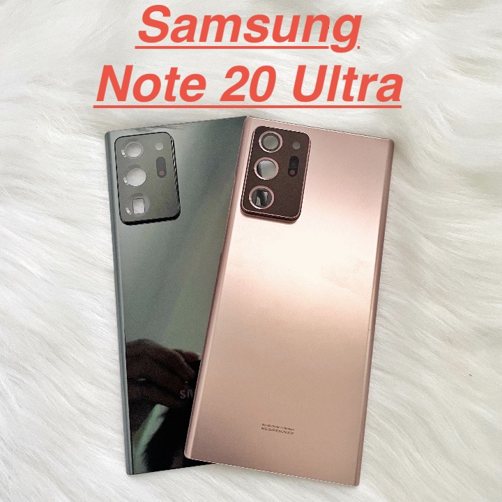 ✅ Nắp Lưng Zin Samsung Note 20 Ultra Kèm Kính Camera Bảo Vệ, Ốp Vỏ Mặt Sau Linh Kiện Thay Thế