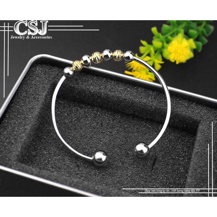 VÒNG TAY NỮ KIỂU BI HỞ XINH