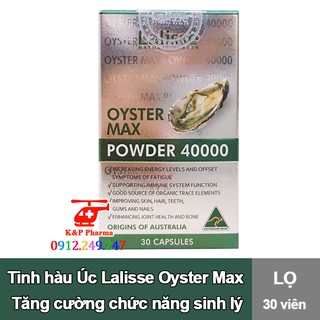✅ [CHÍNH HÃNG] Lalisse Oyster Max Powder 40000 - Hỗ trợ tăng cường sinh lý, chậm mãn dục, tăng testosterone