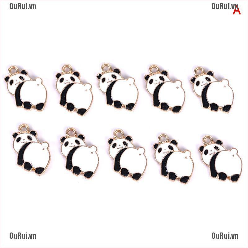 Set 10 Mặt Dây Chuyền Hình Động Vật Dễ Thương Xinh Xắn