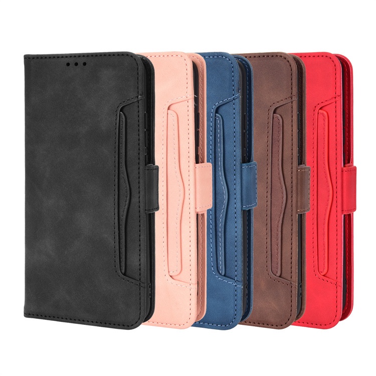 Ốp Điện Thoại Da PU Kiểu Ví Lật Từ Tính Có Nhiều Ngăn Thẻ Cho Xiaomi Redmi 10C 4G 6.71 inch