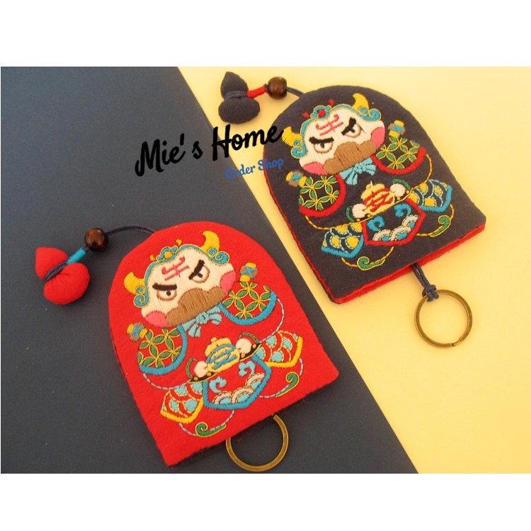 DIY TÚI TREO CHÌA KHÓA HANDMADE- KIT NGUYÊN LIỆU TỰ LÀM TÚI THƠM HANDMADE TRÂU SỨC MẠNH- MIE HANDMADE SHOP