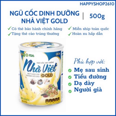 Ngũ Cốc Dinh Dưỡng Nhà Việt Gold