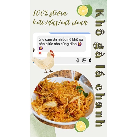 KHÔ GÀ LÁ CHANH ĂN KIÊNG KETO/DAS/LOW CARB/TIỂU ĐƯỜNG | BigBuy360 - bigbuy360.vn