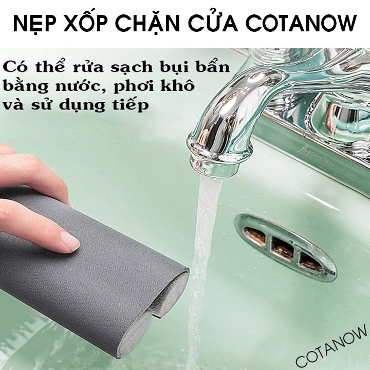 [Hoả Tốc - Grab] Nẹp Xốp Chặn Cửa, Miếng Lót Cửa Cao Cấp COTANOW