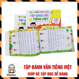 Tập đánh vấn tiếng việt 124 trang , bí quyết giúp con đọc tiếng việt thông thạo cao cấp