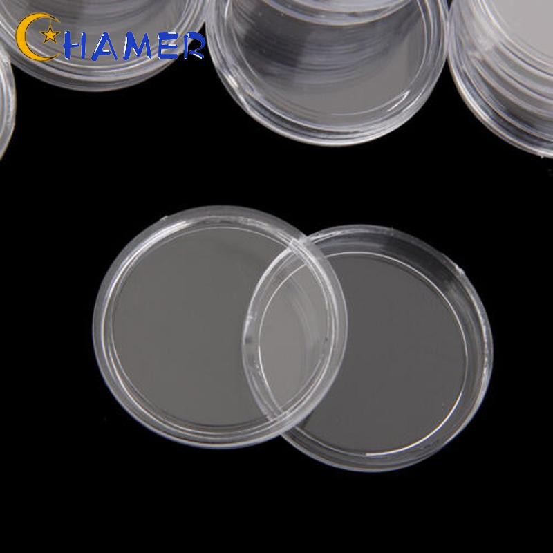 Coin Capsule High transparency coating Neatly trimmed edge Clear Transparent Storage Protection Containers 23mm
