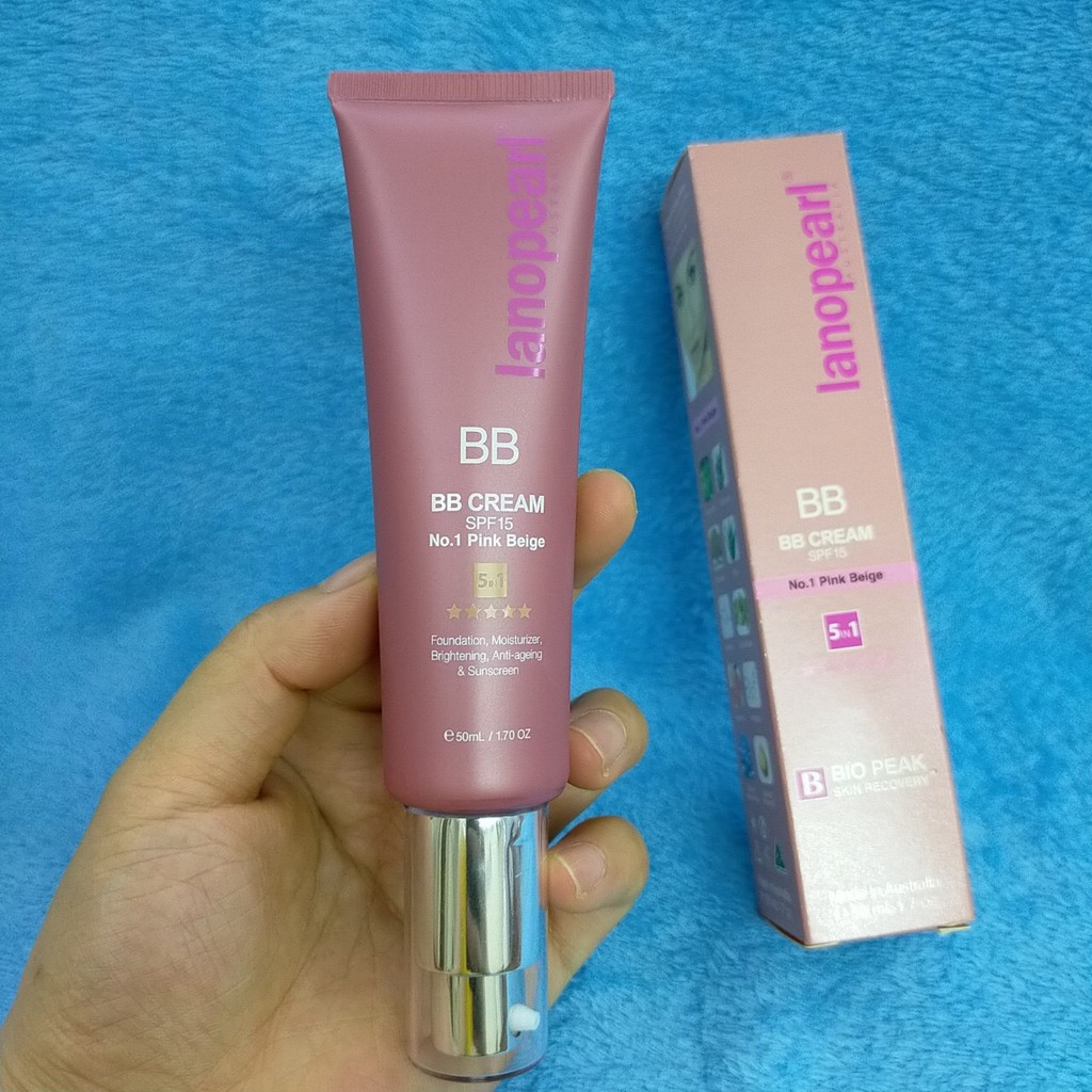 [5 IN1] Lanopearl BB Cream Kem Nền, dưỡng ẩm, làm sáng da, chống lão hóa, chống nắng làm hồng cho da | BigBuy360 - bigbuy360.vn