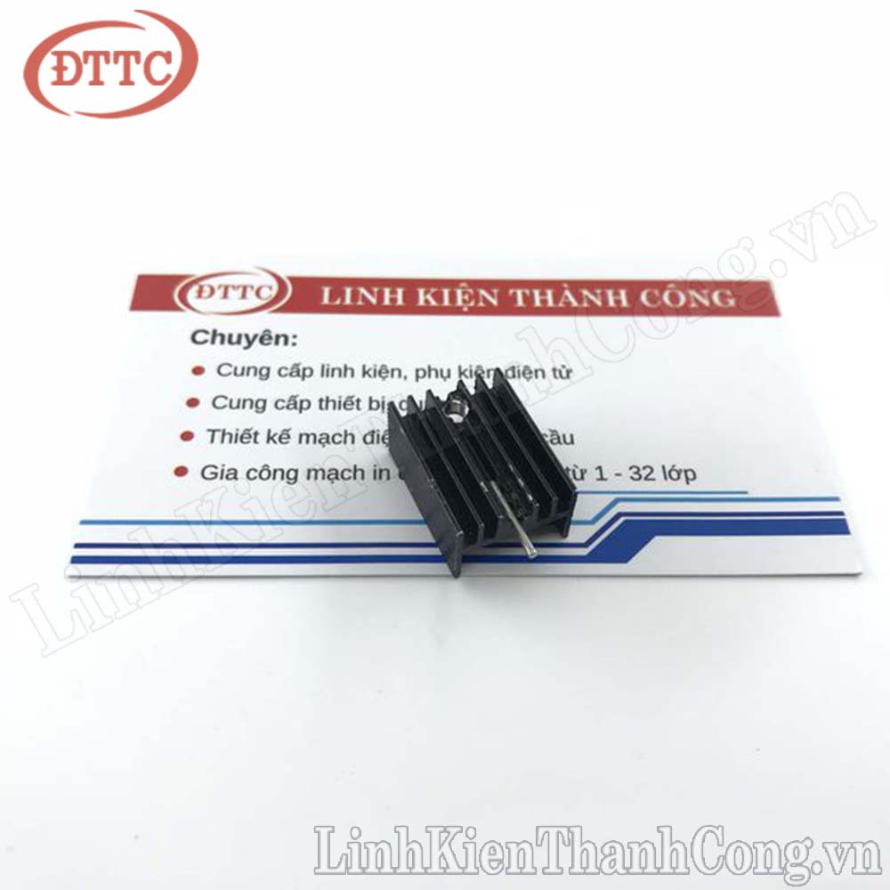 Tản Nhiệt TO-220 15x10x20mm Màu Đen