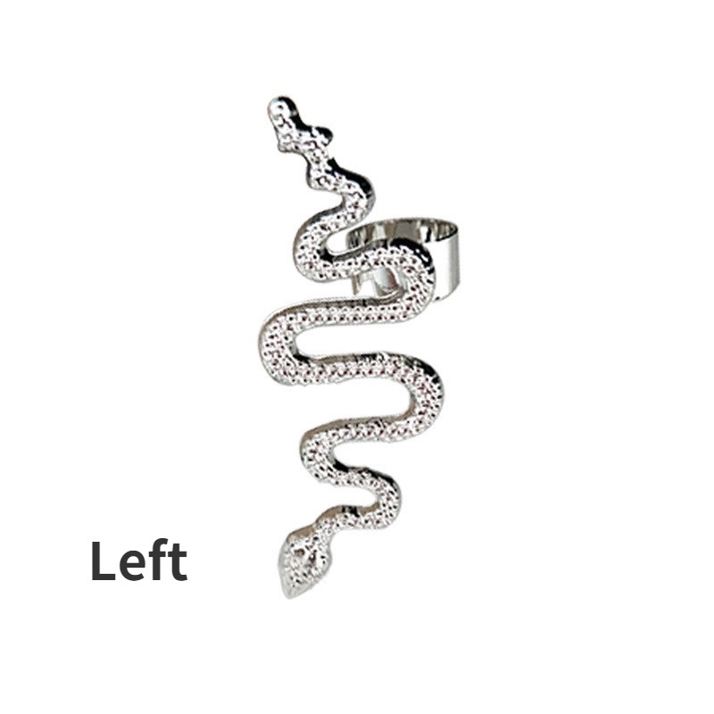 Khuyên Kẹp Vành Tai Trái / Phải Không Xỏ Lỗ Bằng Hợp Kim Kẽm Hình Rắn Thời Trang