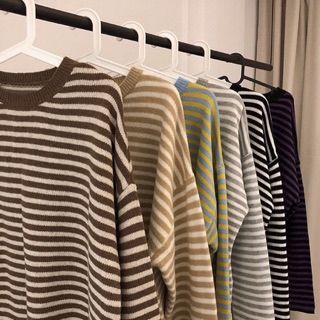ORDER Áo len kẻ ngang ulzzang - nhiều màu