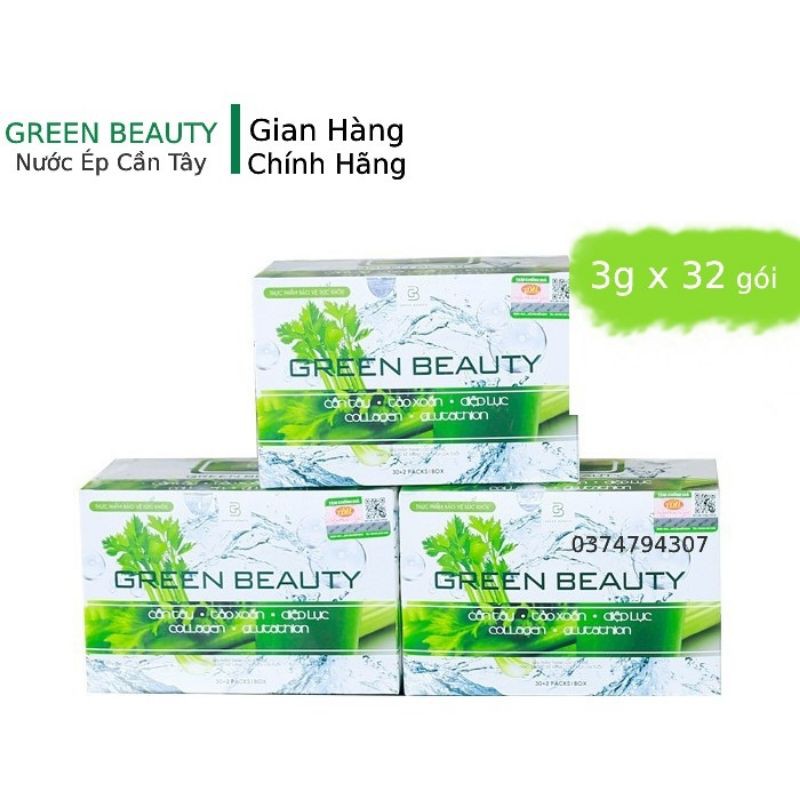 [Freeship] Nước ép cần tây - Tảo xoắn - Diệp lục - Collagen | BigBuy360 - bigbuy360.vn