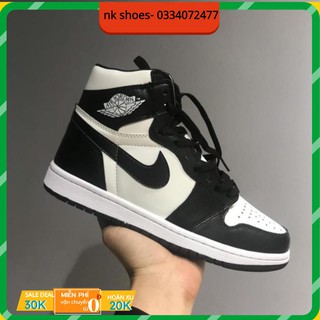 Giày JD1⚡️Siêu Rẻ⚡️ cao cổ đen trắng [ Sale + Freeship] Giày thể thao nam nữ siêu hot siêu rẻ