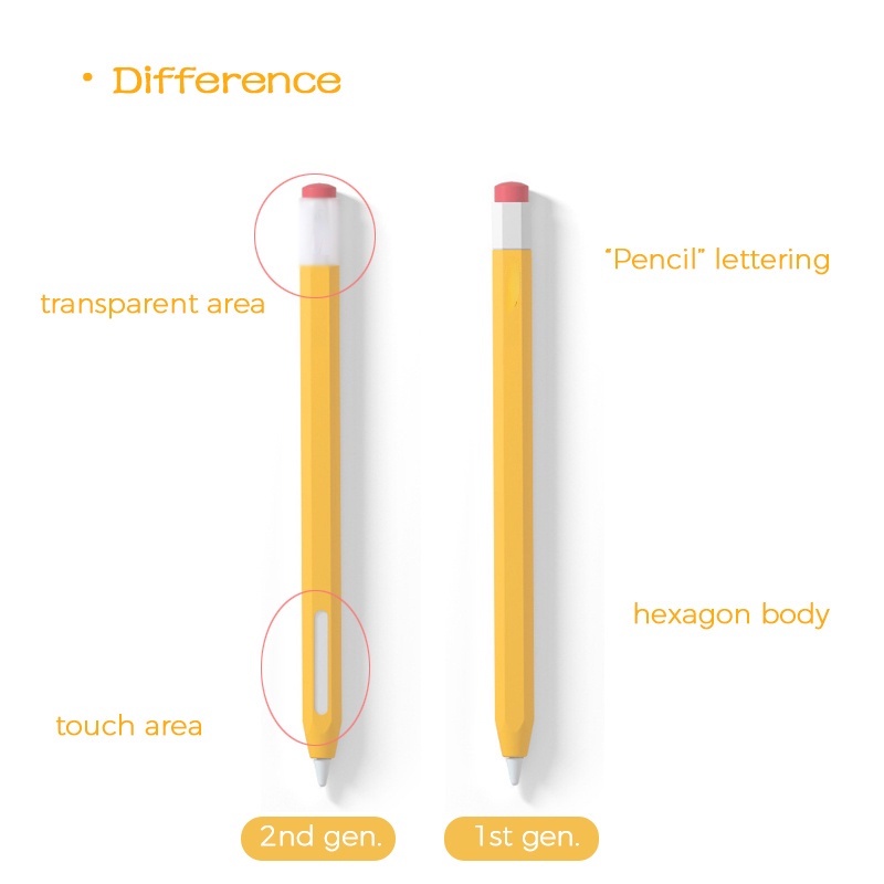 Ốp Bảo Vệ Cho Bút Cảm Ứng tương thích cho compatible for apple pencil 1/ 2