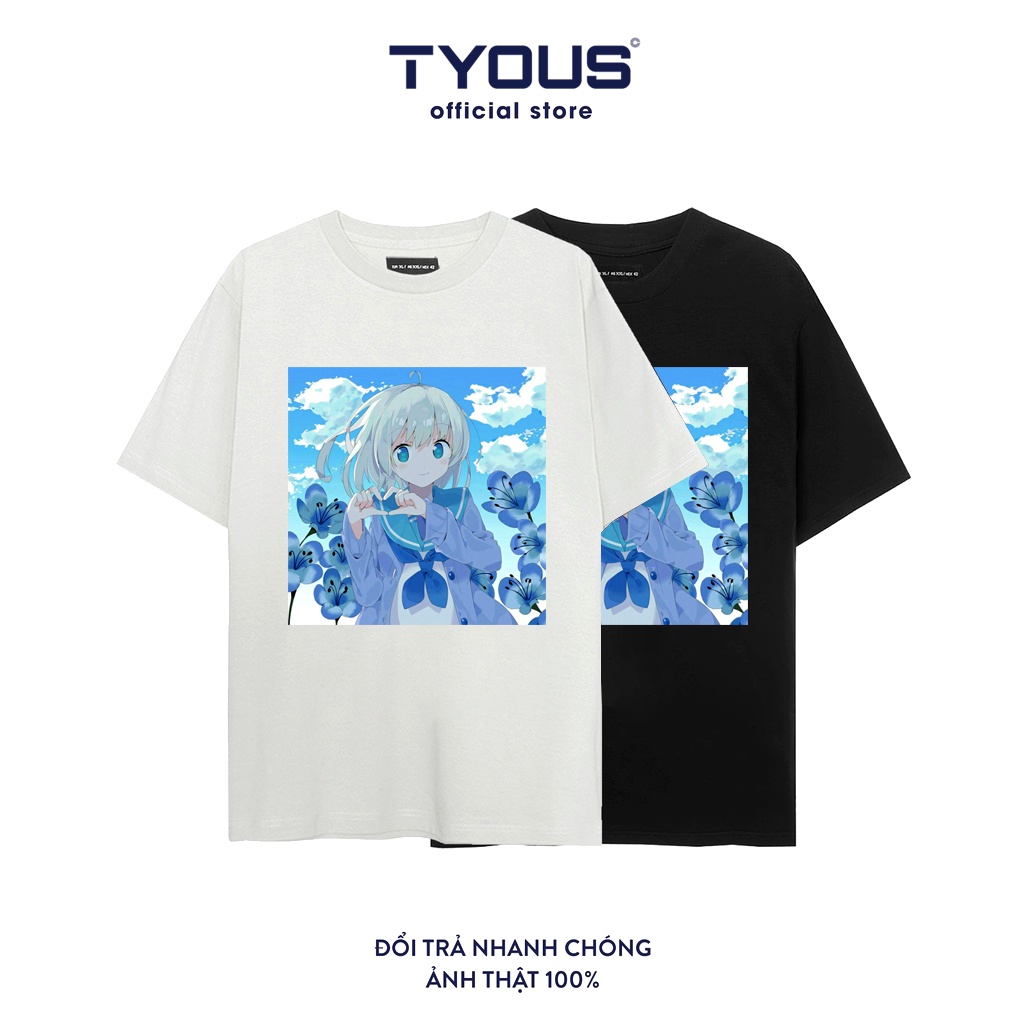 Áo Wibu TYOUS áo anime nam nữ Unisex Basic