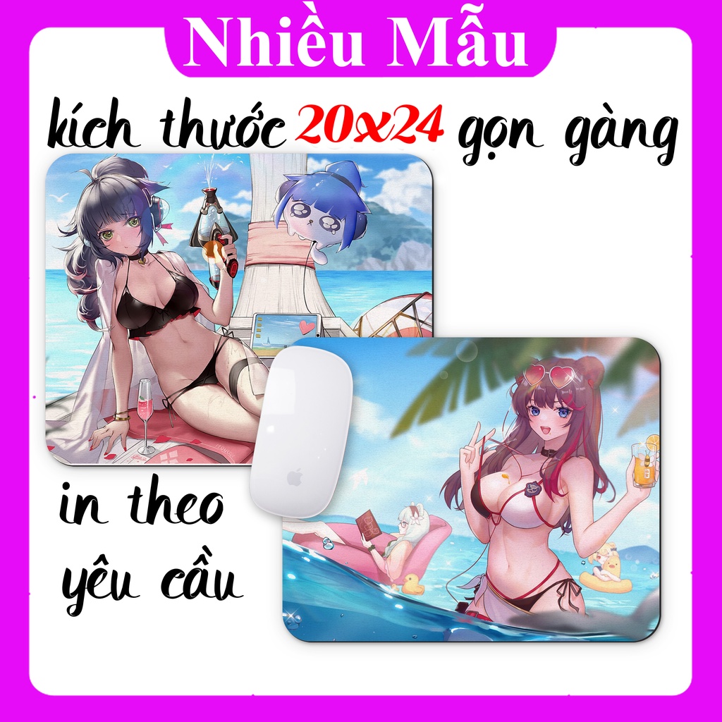 Lót Chuột Anime Sexy Girl Cực Nhiều Mẫu - In Lót Chuột Theo Yêu Cầu