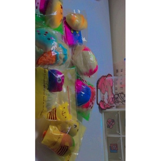 combo squishy lỗi nhẹ(có kèm bb kính)