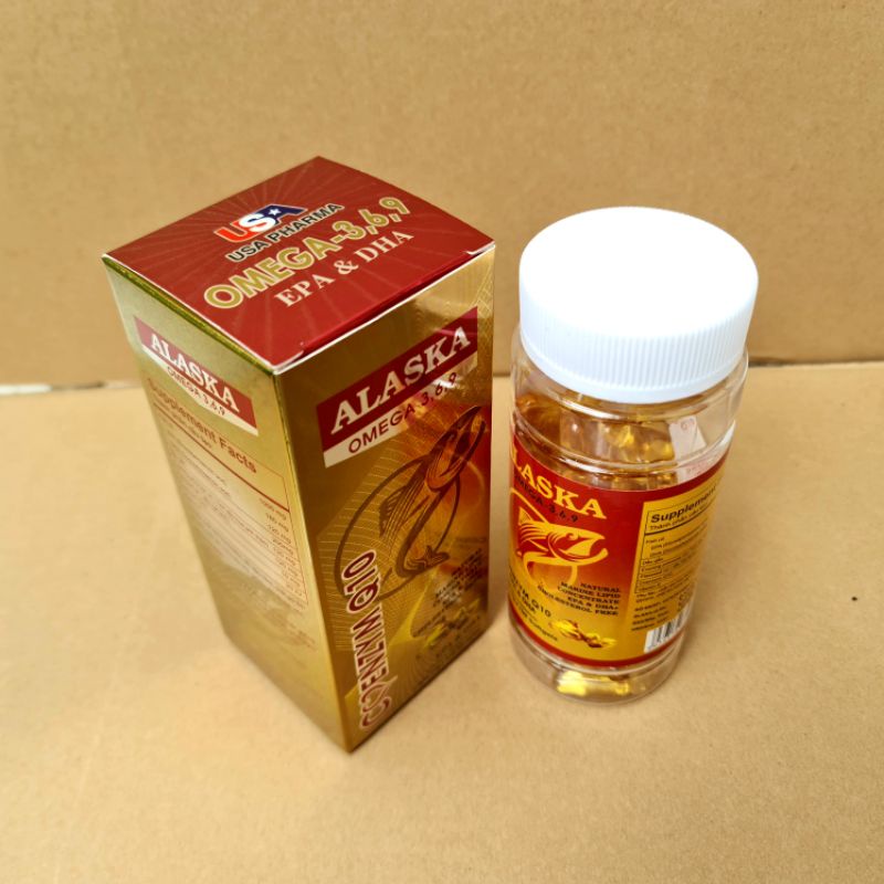 Alaska Omega 369 - Hộp 100 viên - cung cấp EPA DHA Omega cải thiện thị lực và sức khỏe tim mạch