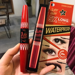 Mascara Sivanna Colors 5x 2 đầu