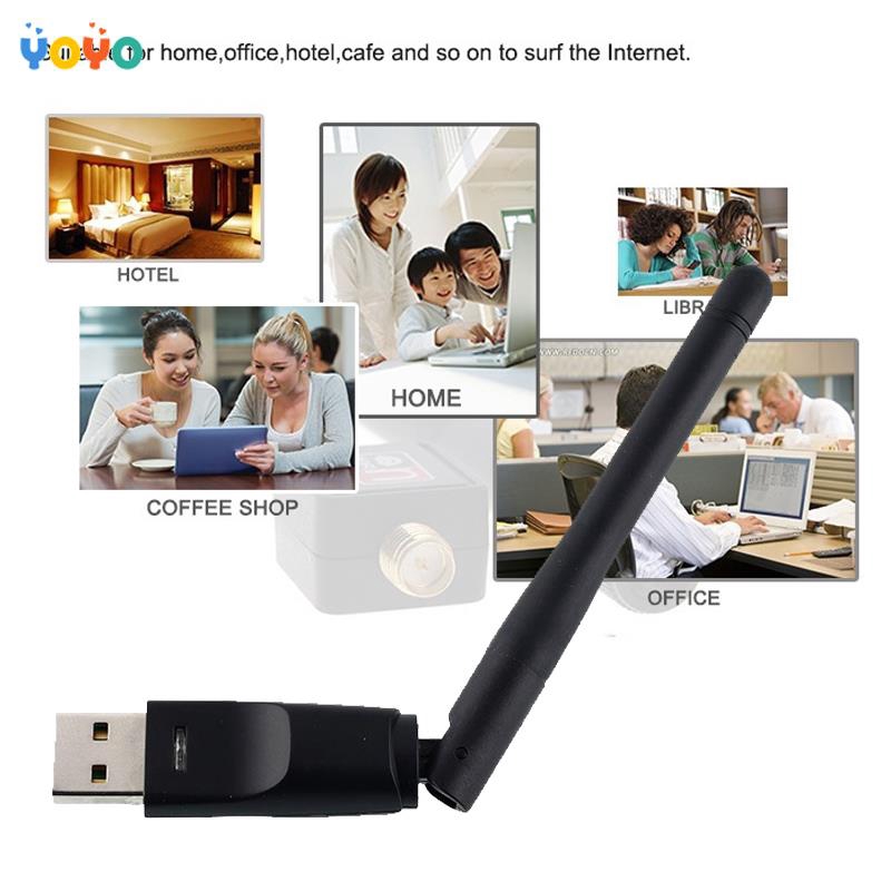 OEM Wireless WiFi WLAN USB Dongle Stick Adapter 802.11b/g/n USB Dongle Stick