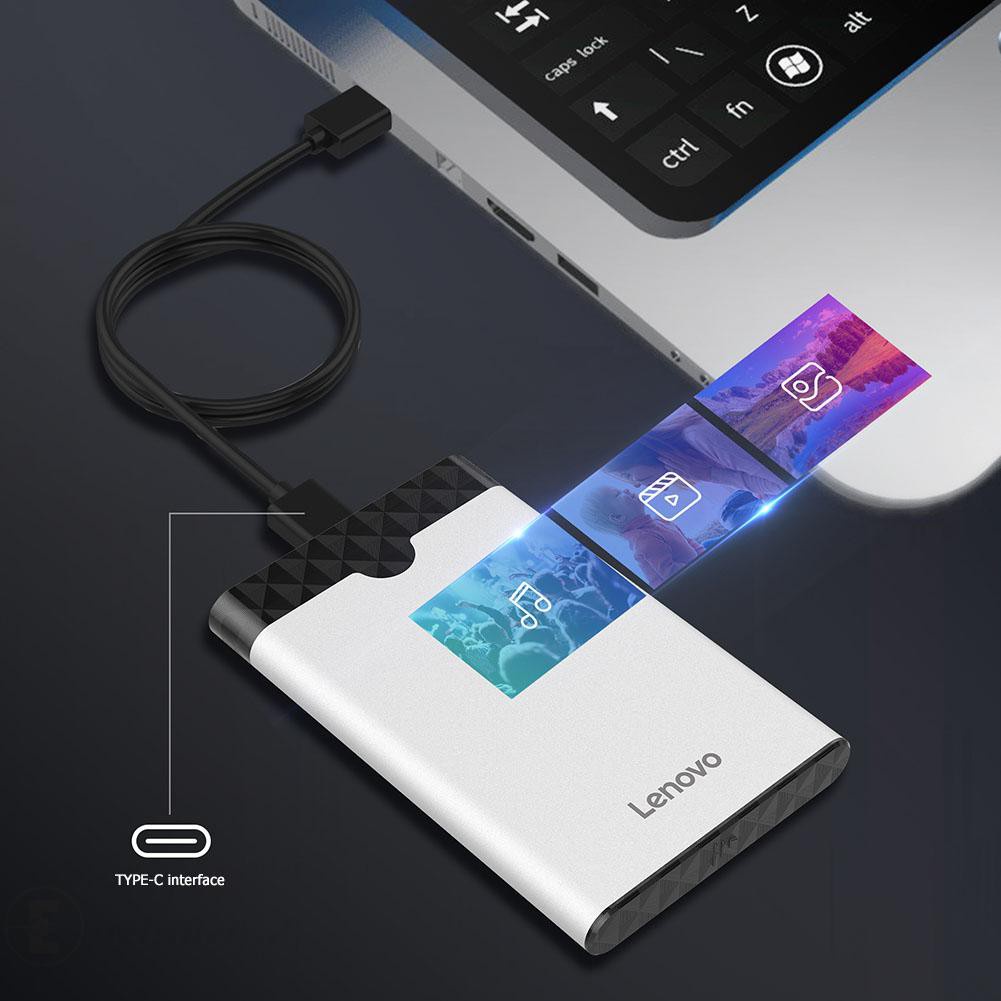 Ổ Cứng Di Động Lenovo S-03 Usb 3.1 Sata Hdd Ssd Box 6gbps 2.5 Inch