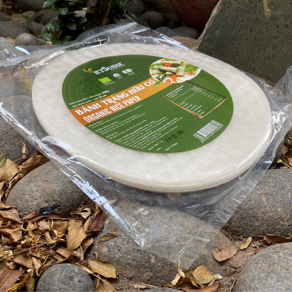 Bánh tráng trắng hữu cơ vietsuisse