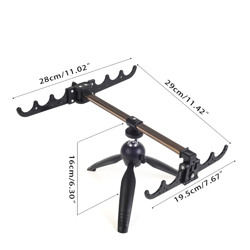 QQ Giá Đỡ Ba Chân Bằng Hợp Kim Nhôm Cho Cần Câu Cá / Camera