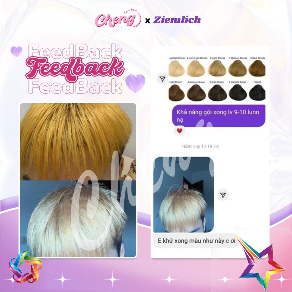 DẦU GỘI TÍM ZIEMLICH, Dầu Gội Khử Vàng, Giữ Màu Cho Tóc Nhuộm Sáng, Tóc Tẩy | Chenglovehair, Chenglovehairs
