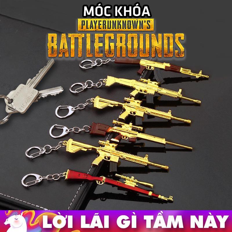 Móc Khóa GAME PUBG Bộ Ánh Kim GoldCollection