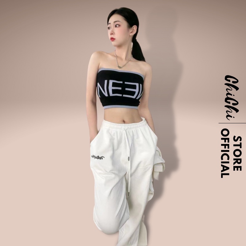 Áo bra len tăm - Áo lót nữ quây cotton thun mềm mại không gọng kèm mút độn ngực Chichi Bra 28802