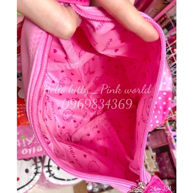 Túi đựng mỹ phẩm hello kitty