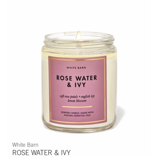 Nến thơm 1tim bath & body works Rose Water & Ivy