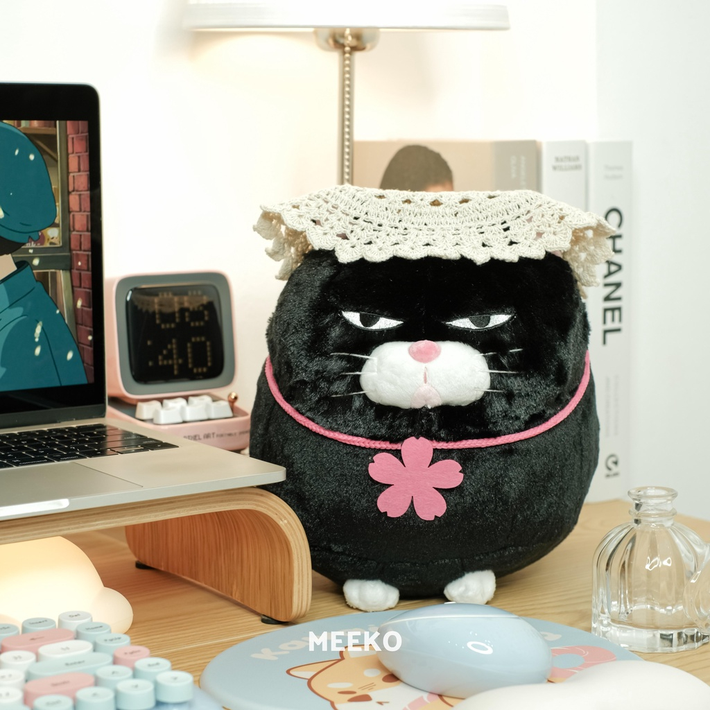 Chú Mèo bông Jennifer vui vẻ - gấu bông cao cấp  MEEKO