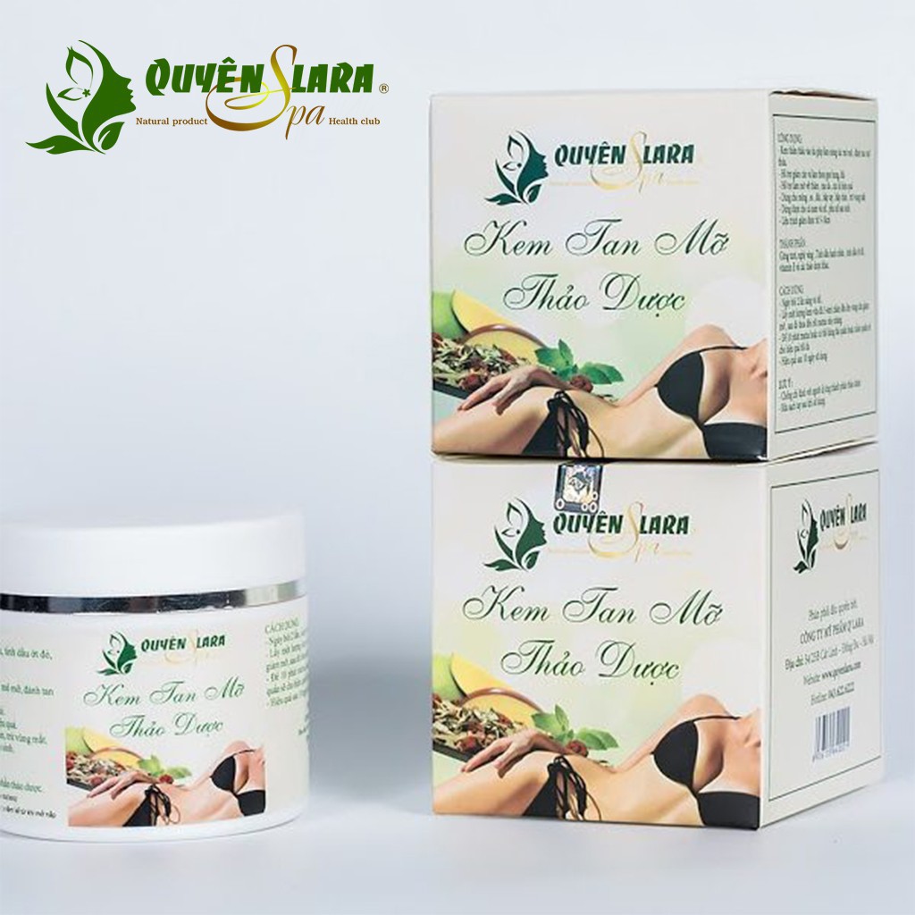 Kem Tan Mỡ Thảo Dược QUYÊN LARA Herbal Slimming CreamKem 160g Chính Hãng - QUYÊN LAZA