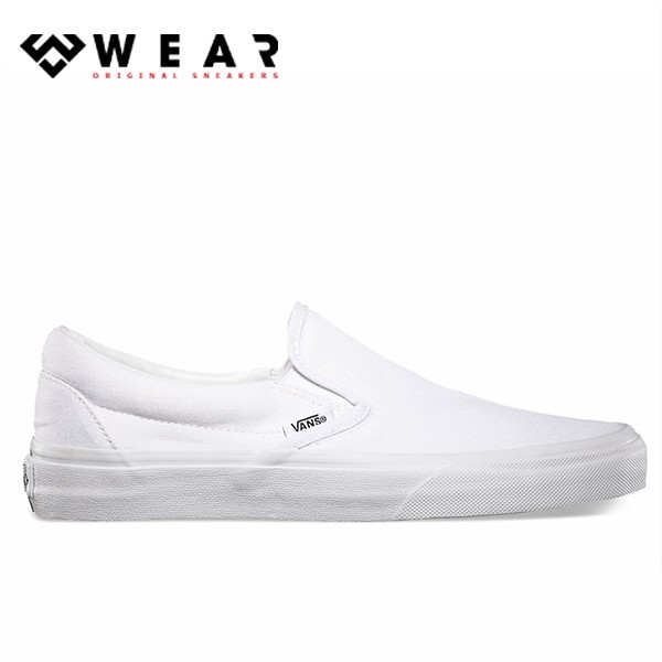 Giày Sneaker Unisex Vans Classic Slip-On All White - VN000EYEW00