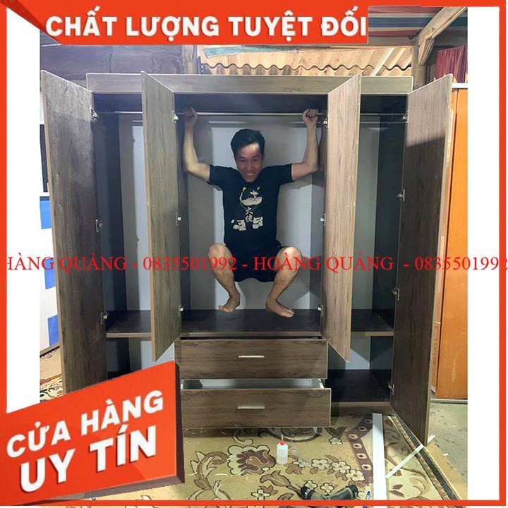 TỦ QUAN AO NHỰA HOANG QUANG