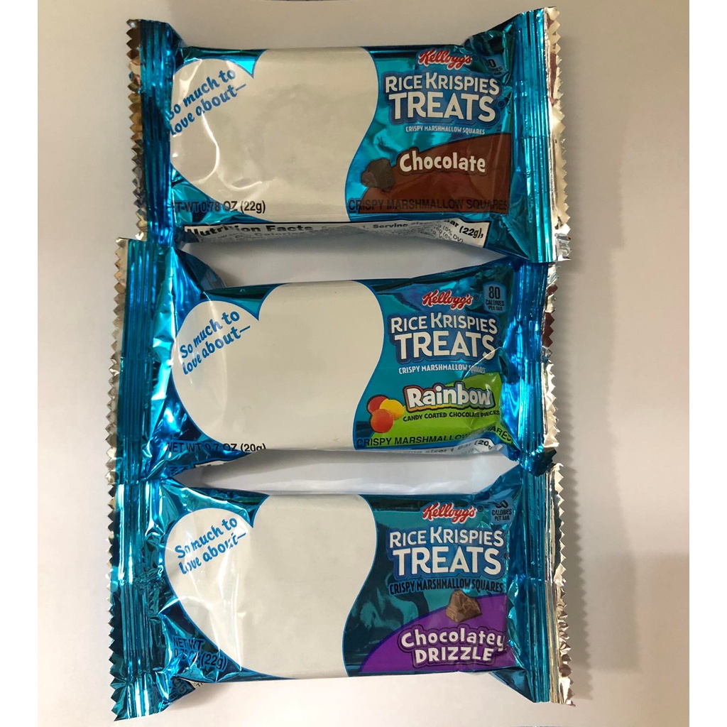 ￼Bánh Cốm Gạo Giòn Xốp Kellogg's Rice Krispies Treats - Mỹ (Gói bán lẻ)