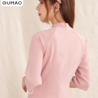 [Mã WABRGB11 giảm 10% đơn từ 250k] Đầm cổ tàu tà đắp DA10107 GUMAC