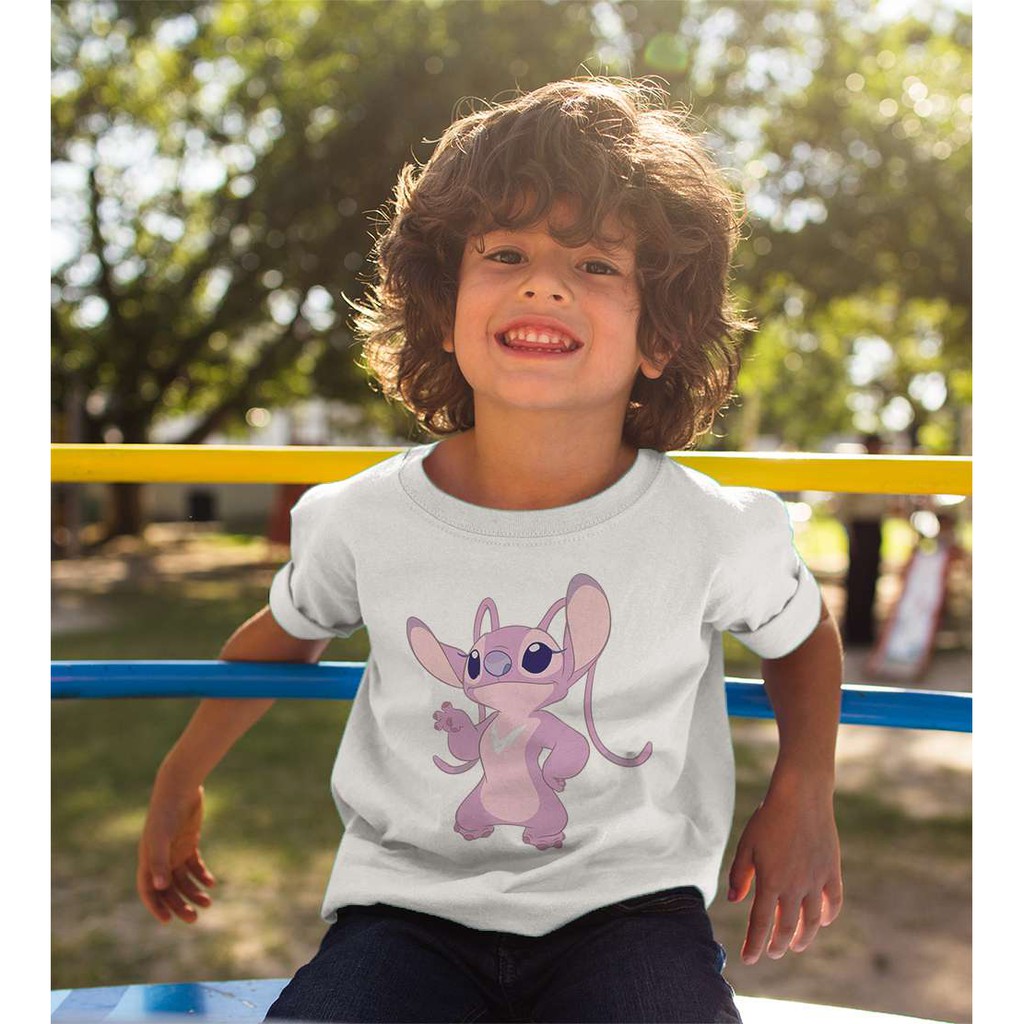 Áo Thun Bé Trai - Cô thú lông hồng xính xắn dễ thương Unisex Cao Cấp SKT20-02444