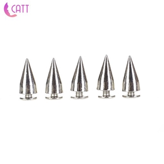 [Catt] 10 Chiếc Kim Loại Nón Studs Túi Thắt Lưng Quần Áo Leathercraft Nón Đinh Tán